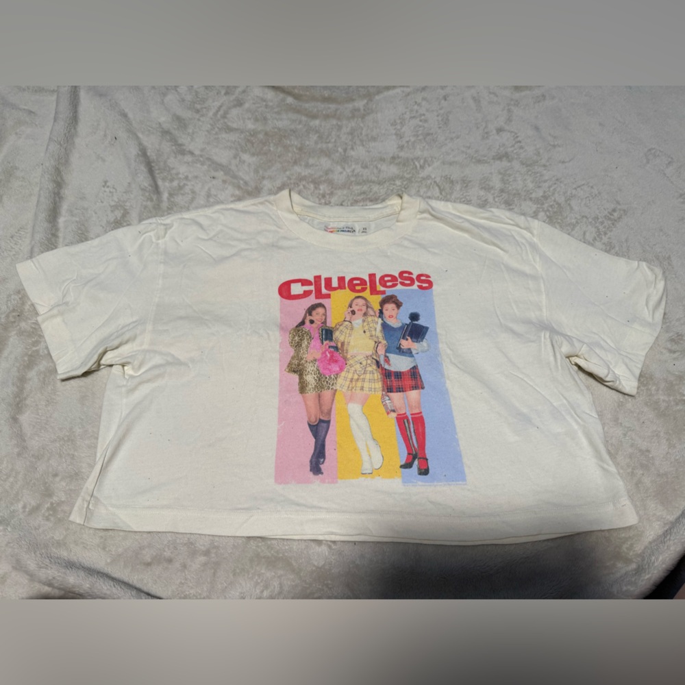 Abercrombie & Fitch White Graphic Tee